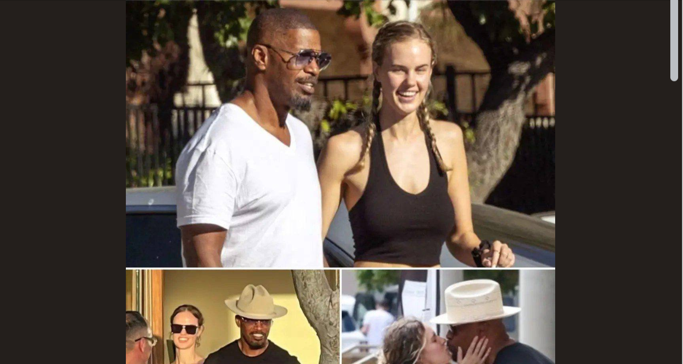 Jamie Foxx, 56, appeared thrilled as he held hands with his stunning girlfriend Alyce Huckstepp, 22, on holiday in Cabo