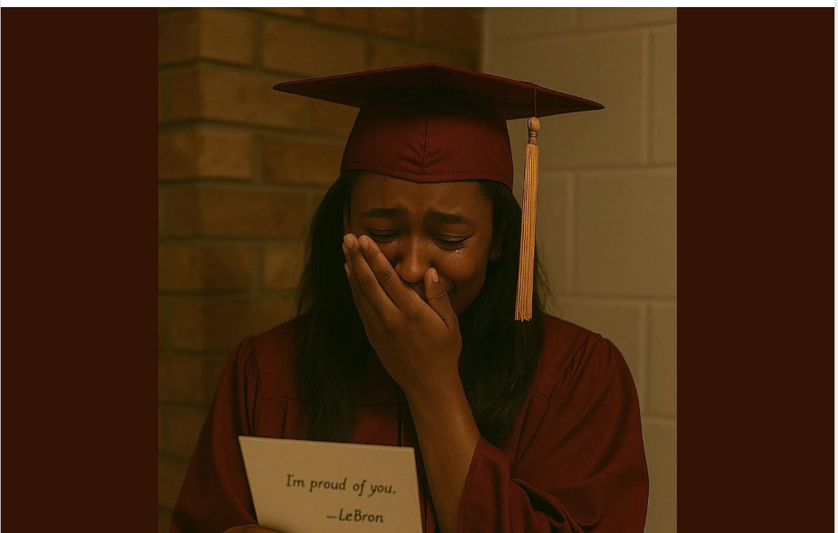 “She Almost Skipped Graduation—Until LeBron Gave Her Wings”
