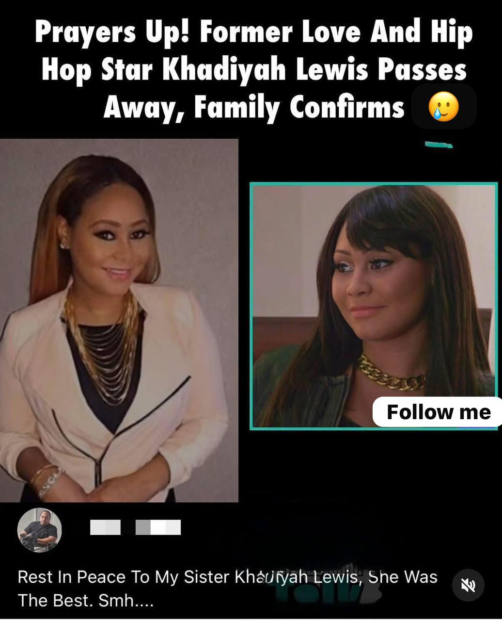 Khadiyah Lewis Atlanta GA Obituary, Cause of Death, Khadiyah Lewis (KD) from Love & Hip Hop Atlanta has died