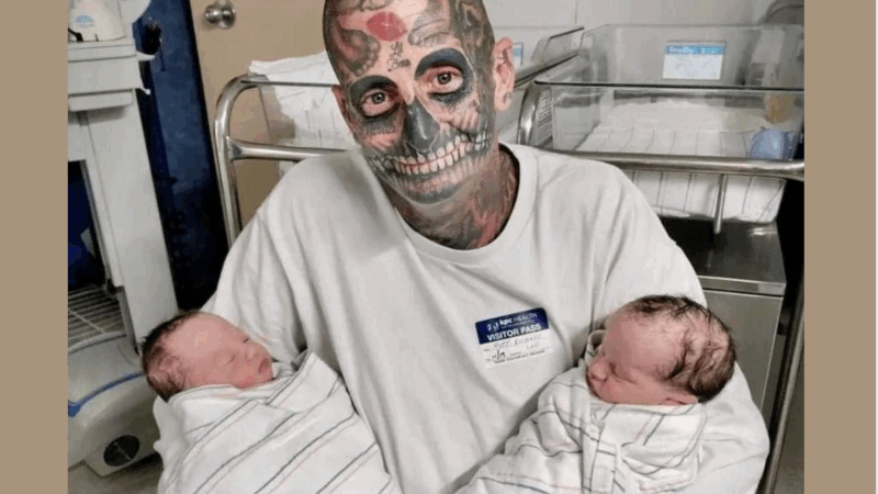 Dad With 240 Tattoos Faces Backlash As People Think He Is A Horrible Father – Then His Wife Reveals The Truth